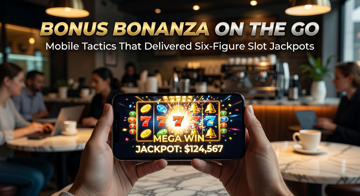 Close-up of hands holding a smartphone with a slot game's bonus round exploding in fireworks and jackpot meters overflowing on the screen