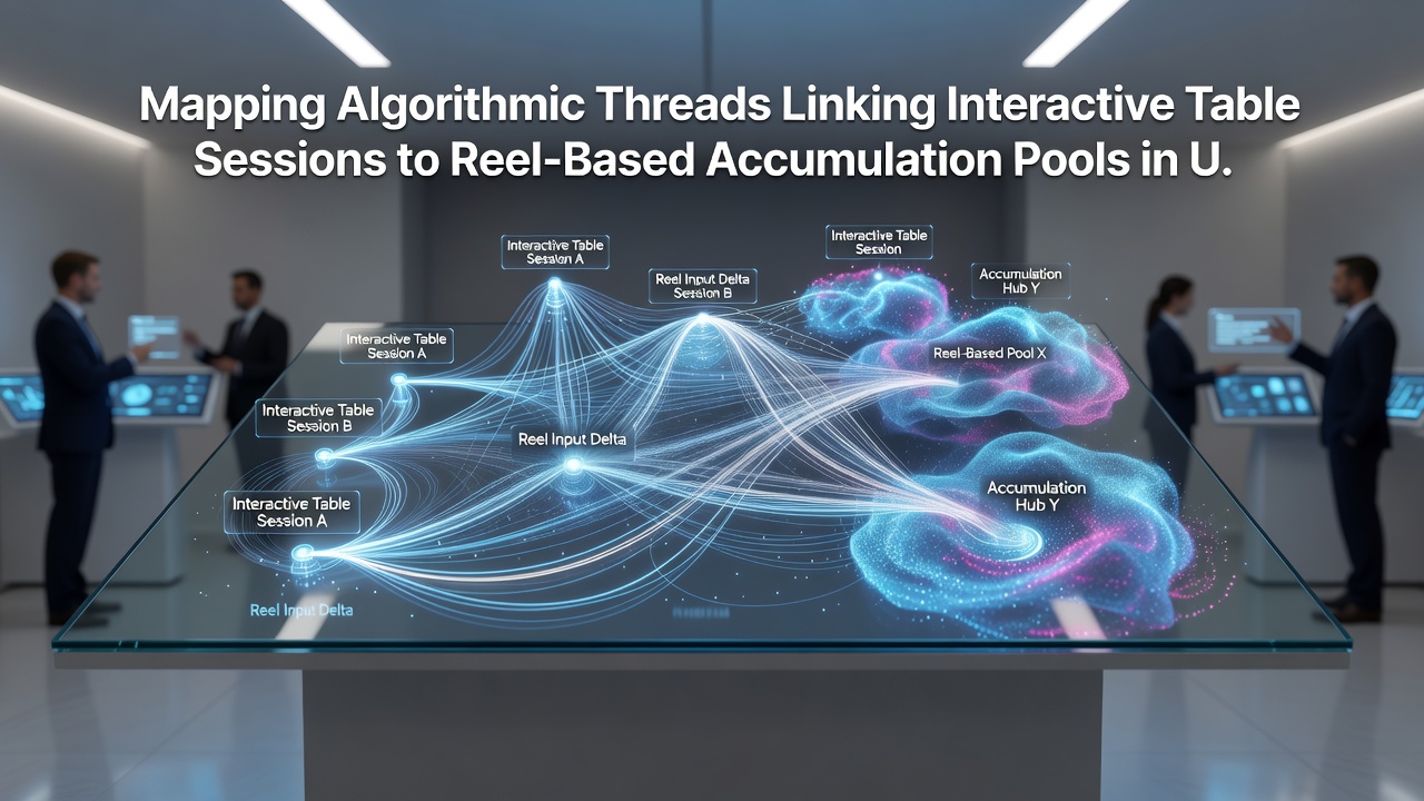 Data flow diagram showing connections between table sessions and reel accumulation pools