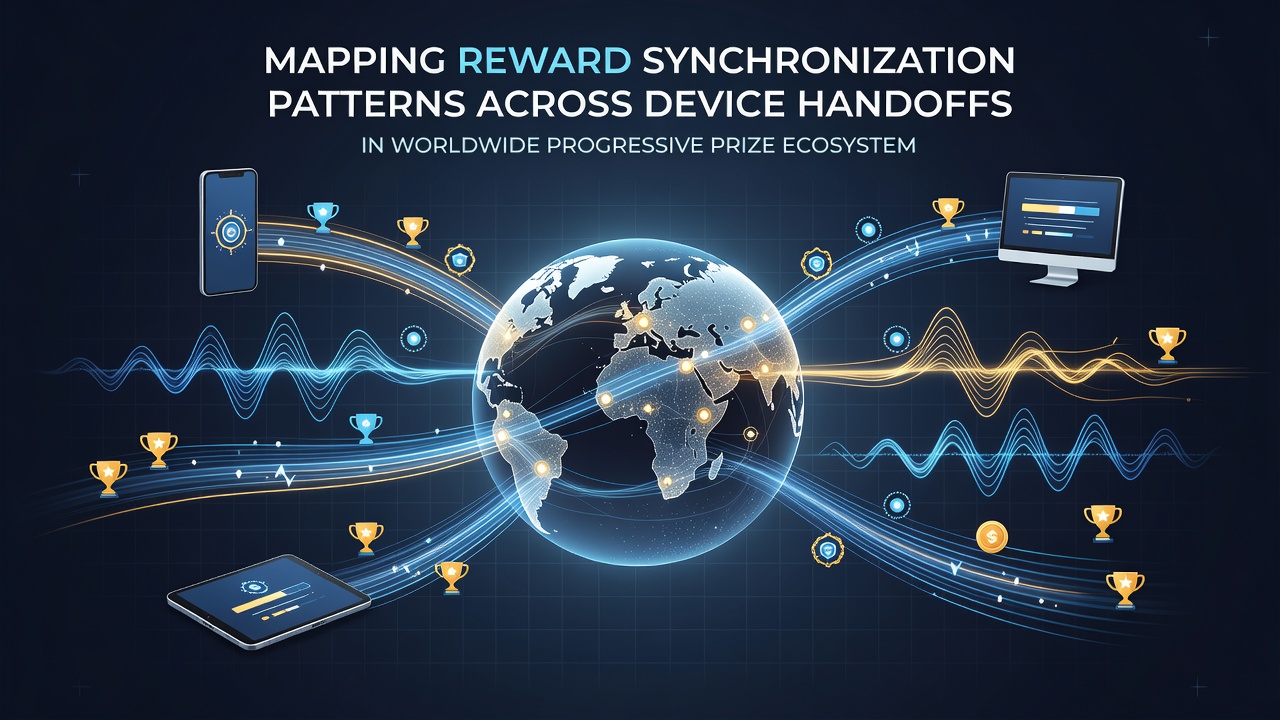 Flowchart illustrating synchronization checkpoints between casino servers and player devices during handoff events